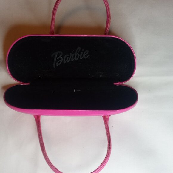 Vintage BARBIE Children's/Kids Girls Eye Glasses Sunglasses Pink Case 5" x 2" - Picture 5 of 5